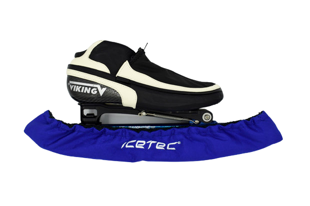 Icetec | Schaatshoezen van stof- Blauw 