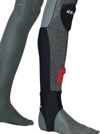 Icetec | Cut-resistant Shin/Ankle Protectors IN the shoe (Also very suitable for the Salomon shoe)