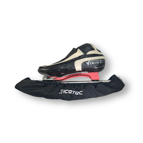 Icetec | Schaatshoezen van stof- Zwart