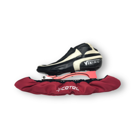 Icetec | Schaatshoezen van stof - Rood